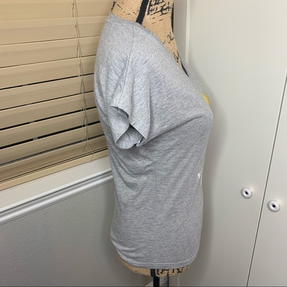 Anvil Notorious RBG Graphic V-Neck T-Shirt - Picture 7 of 11